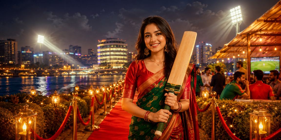 ঢাকার চা বাগানে ক্রিকেট বেটিং উপভোগ করছেন একজন ব্যবহারকারী