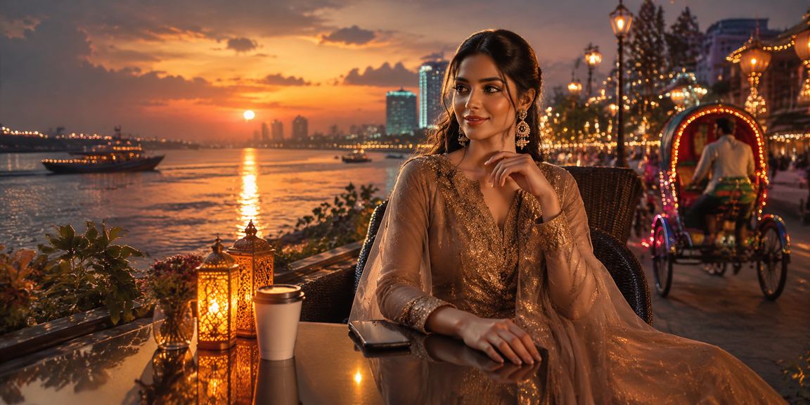 ঢাকায় ঈদ উৎসবে মোবাইলে পেমেন্ট করছেন ek333 ব্যবহারকারী